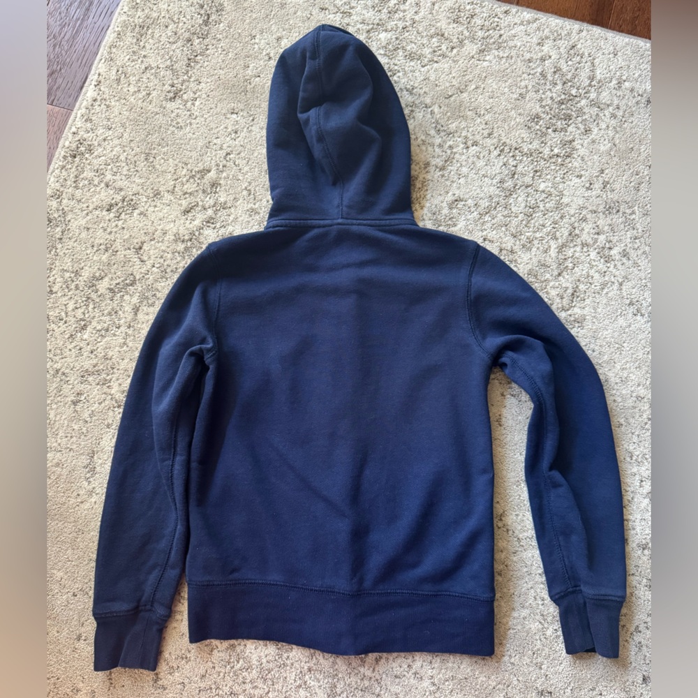 Polo by Ralph Lauren Navy Hoodie for girls. Size 8-10 - Picture 3 of 4